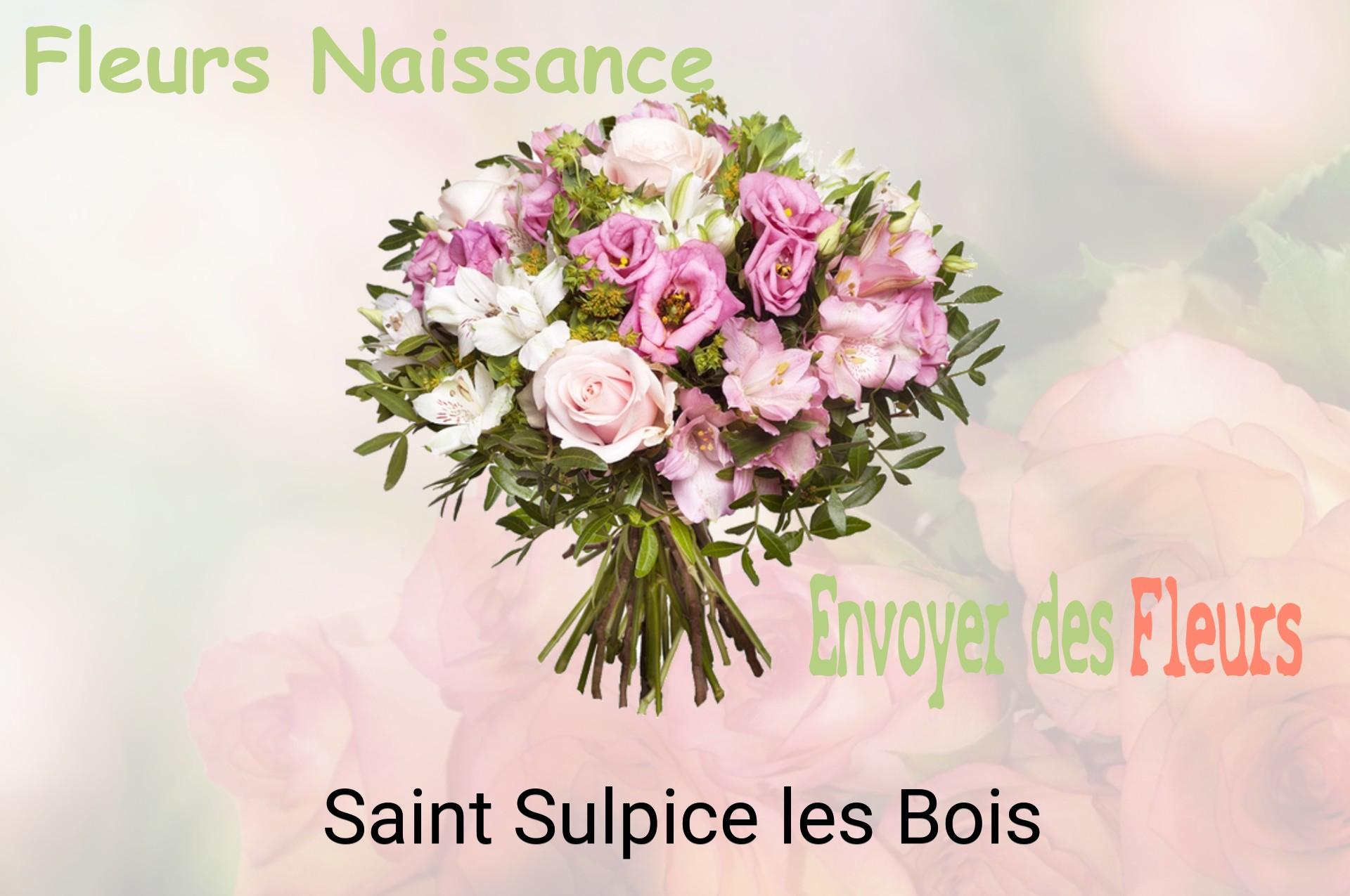 Bouquet de fleurs de naissance livré à Saint-Sulpice-les-Bois